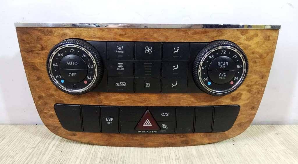 блок управления печки / климат-контроля Mercedes-Benz R-Класс W251 V251.165 2006, 3.5 л., i, M 272.967, бензин, АКПП, бордовый, минивэн, полный привод, A2518203889, A2518208089 - фото №1