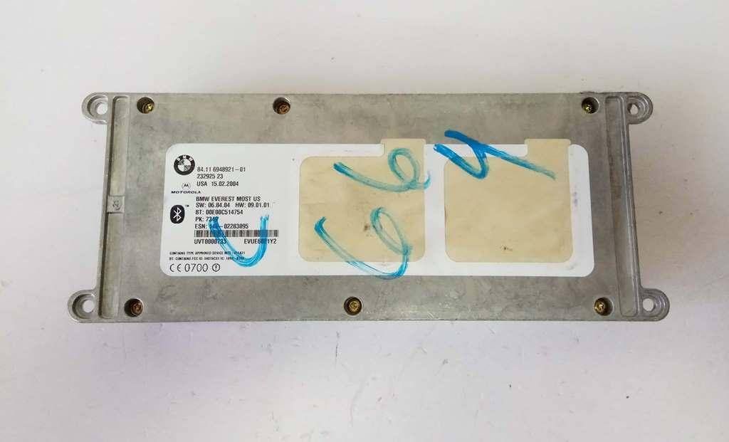 блок Bluetooth BMW 5 серия E60/E61 2004, 2.5 л., i, M54 B25 (256S5), бензин, АКПП, серый, седан, задний привод, 8411694892101, 146-02283095, 00E00C514754 - фото №1
