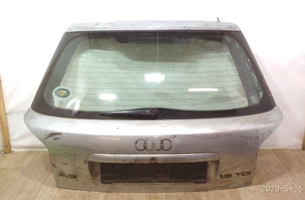 крышка багажника (дверь 3-5) Audi A3 8L 1996, серебристый - фото №1