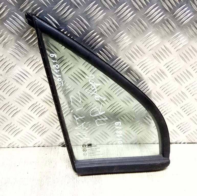 форточка передняя правая Daewoo Matiz M100 1998, 0.8 л., i, F8CV, бензин, МКПП, зеленый, хетчбэк 5 дв., передний привод, 96314533, 96314535 - фото №1