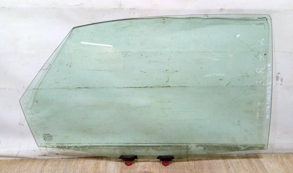 стекло двери задней правой Toyota Carina E 1 поколение T190 1996, хетчбэк 5 дв., 43R-00003 - фото №1