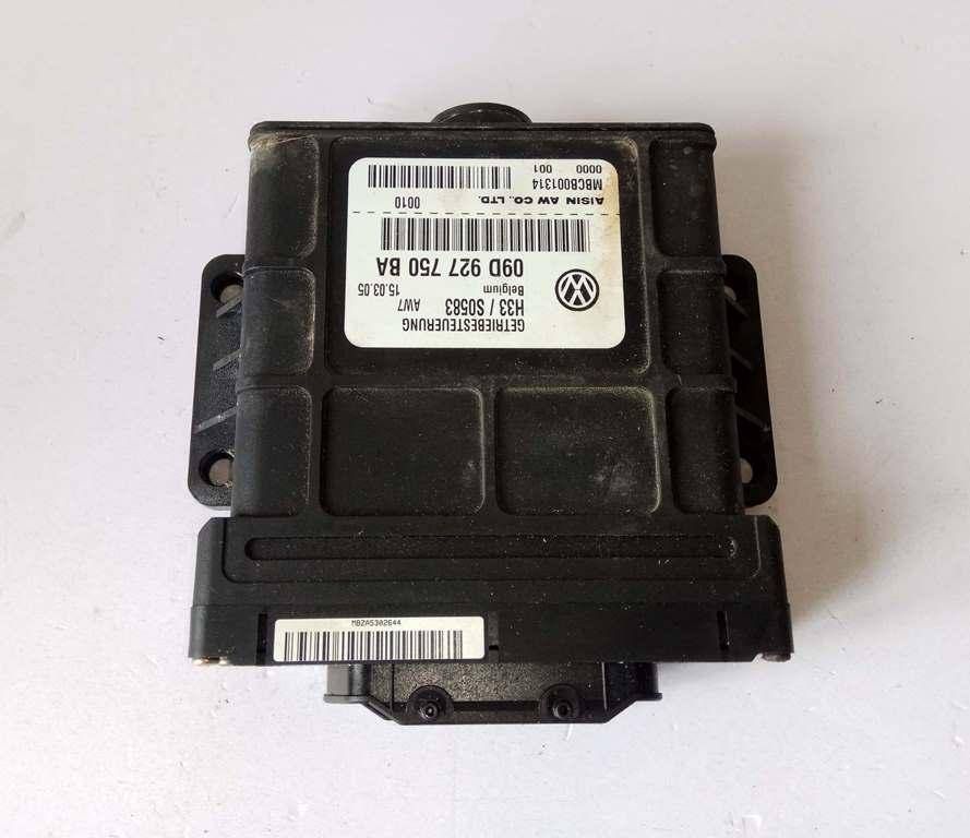 блок управления АКПП Volkswagen Touareg 1 поколение 2005, 3.2 л., i, BMX, бензин, АКПП, серый, внедорожник 5 дв., полный привод, 09D927750BA, MBCB001314 - фото №1