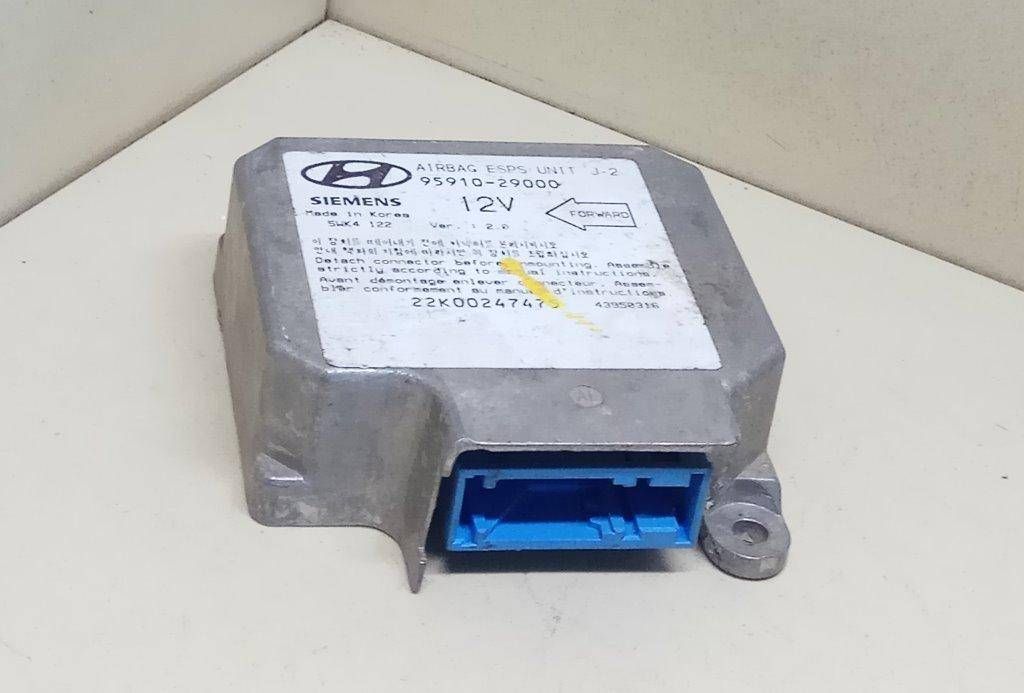 блок AirBag Hyundai Lantra J2 1996, 95910-29000, SIEMENS, 5WK4122 - фото №1