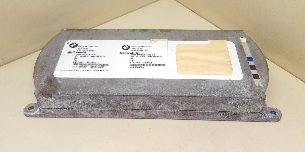 блок управления телефоном BMW 7 серия E65/E66/E67 E65 2003, 4.4 л., i, M62 B44 (448S1), бензин, АКПП, черный, седан, задний привод, 16921111, 84119133842-01, 102-15329899 - фото №1