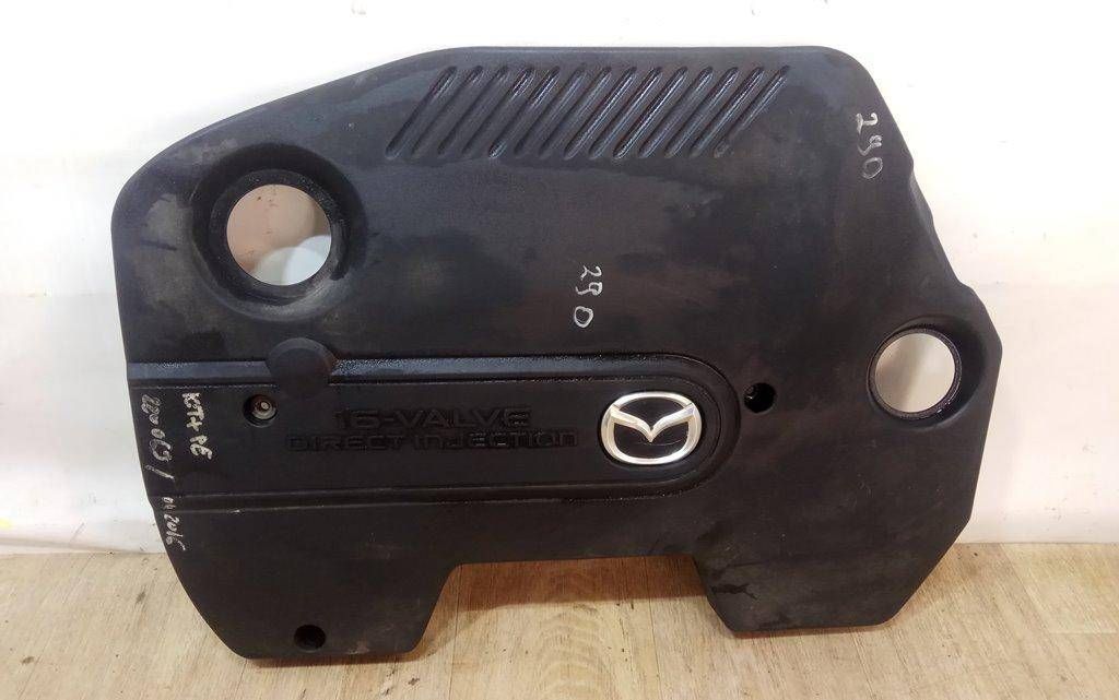 декоративная крышка двигателя Mazda MPV LW 2000, 2.0 л., дизель, МКПП, серебристый, минивэн, передний привод, RF5G10231 - фото №1