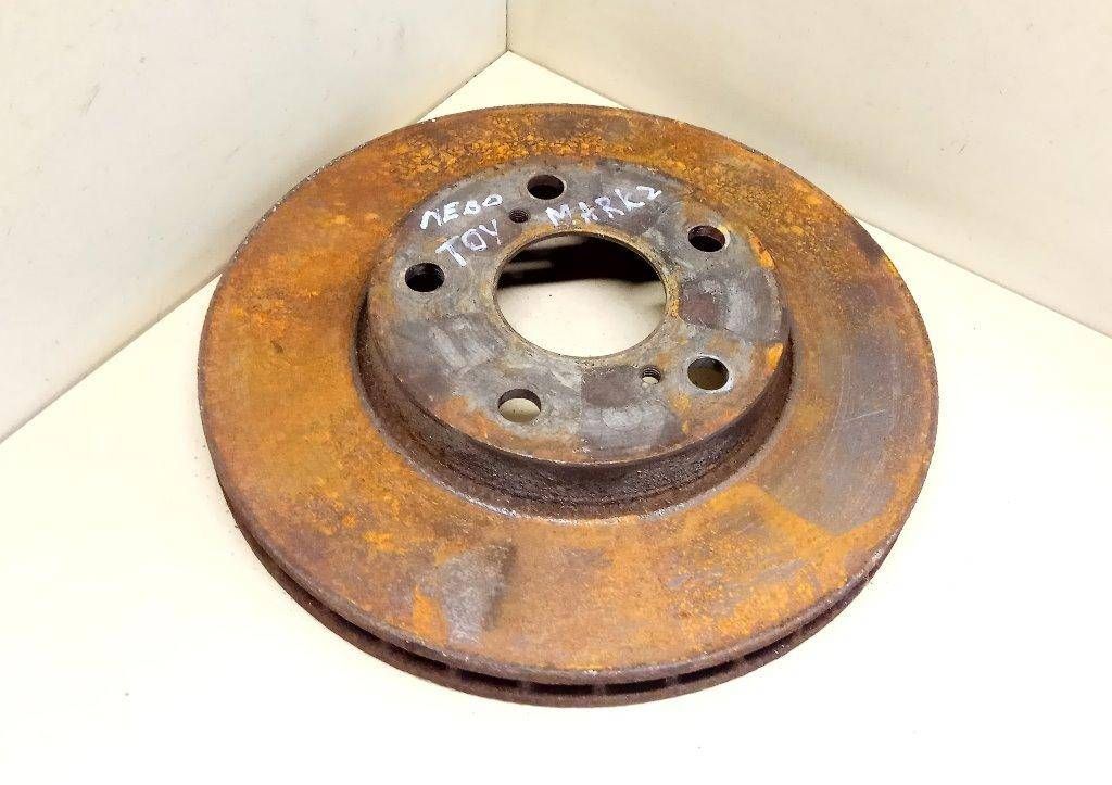 диск тормозной передний Toyota Mark II 7 поколение X90 1994, 2.5 л., i, 1JZ-GE, бензин, АКПП, белый, седан, полный привод, правый руль, 4351222230, 4351222240 - фото №1