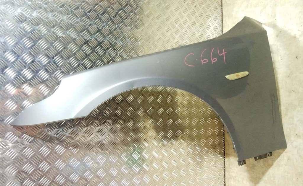 крыло переднее левое BMW 5 серия E60/E61 2004, 2.5 л., i, M54 B25 (256S5), бензин, АКПП, серый, седан, задний привод, 41357111429 - фото №1