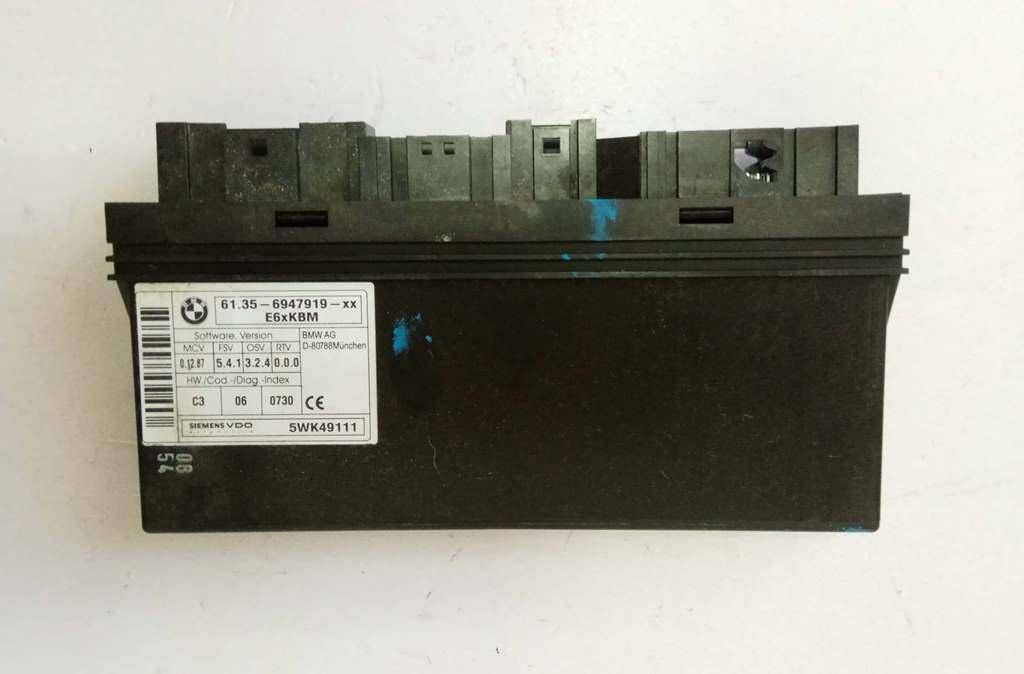 блок комфорта BMW 5 серия E60/E61 2004, 2.5 л., i, M54 B25 (256S5), бензин, АКПП, серый, седан, задний привод, 61356947919, 5WK49111 - фото №1