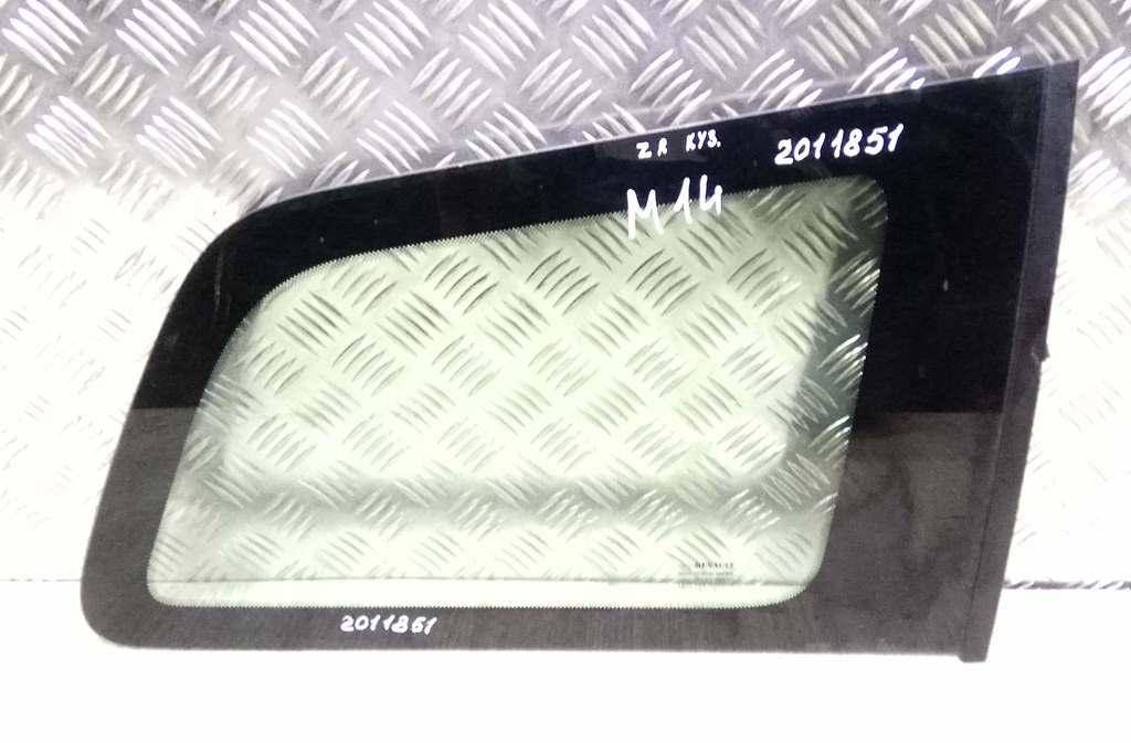 стекло кузовное боковое правое Renault Megane 2 поколение 2005, 1.9 л., F9Q 800, дизель, МКПП, серый, универсал, передний привод, 8200120666 - фото №1