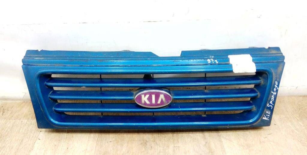 решетка радиатора Kia Sportage 1 поколение 1997, голубой - фото №1