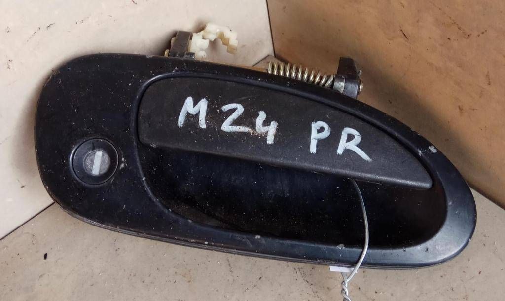 ручка наружная Mazda 323F BA 1996, 1.5 л., i, Z5-DE, бензин, МКПП, зеленый, хетчбэк 5 дв., передний привод, B21H76210E, BC1D-58-410 - фото №1