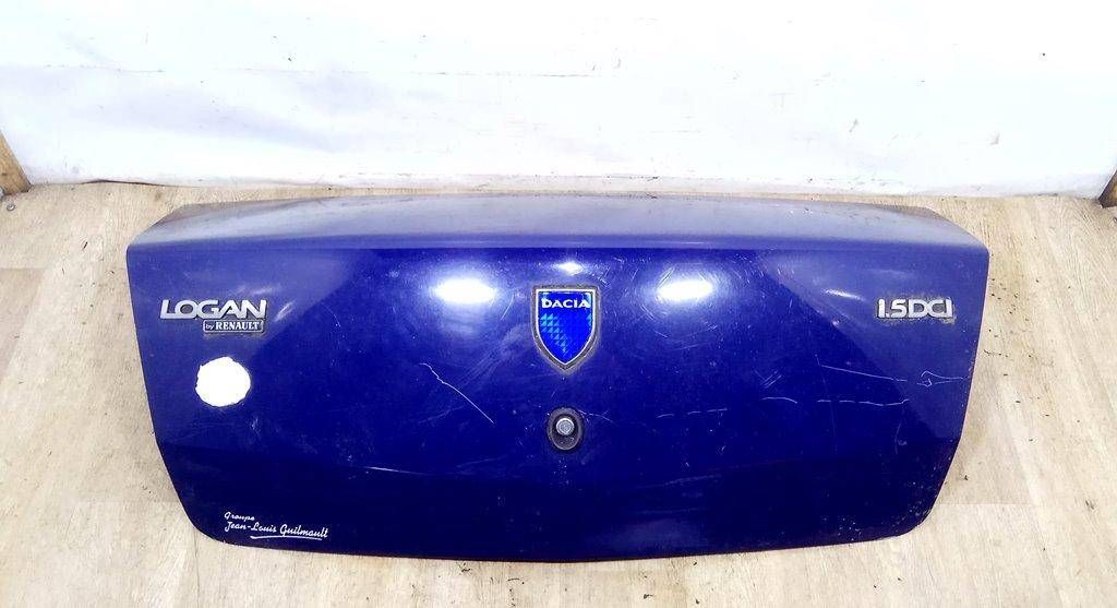 крышка багажника (дверь 3-5) Dacia Logan 1 поколение 2007, 1.5 л., DCi, K9K 792, дизель, 5МКПП, синий, седан, передний привод, 6001548859 - фото №1