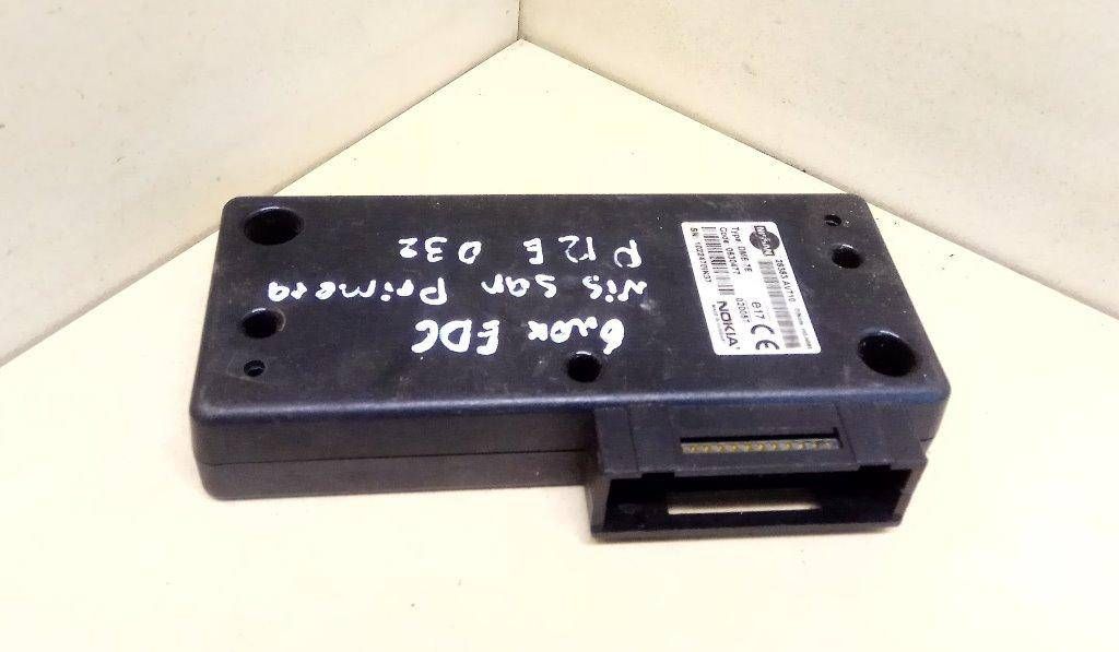 блок управления телефоном Nissan Primera P12 2003, 28383AV710, DME-7E, 10224701K37 - фото №1
