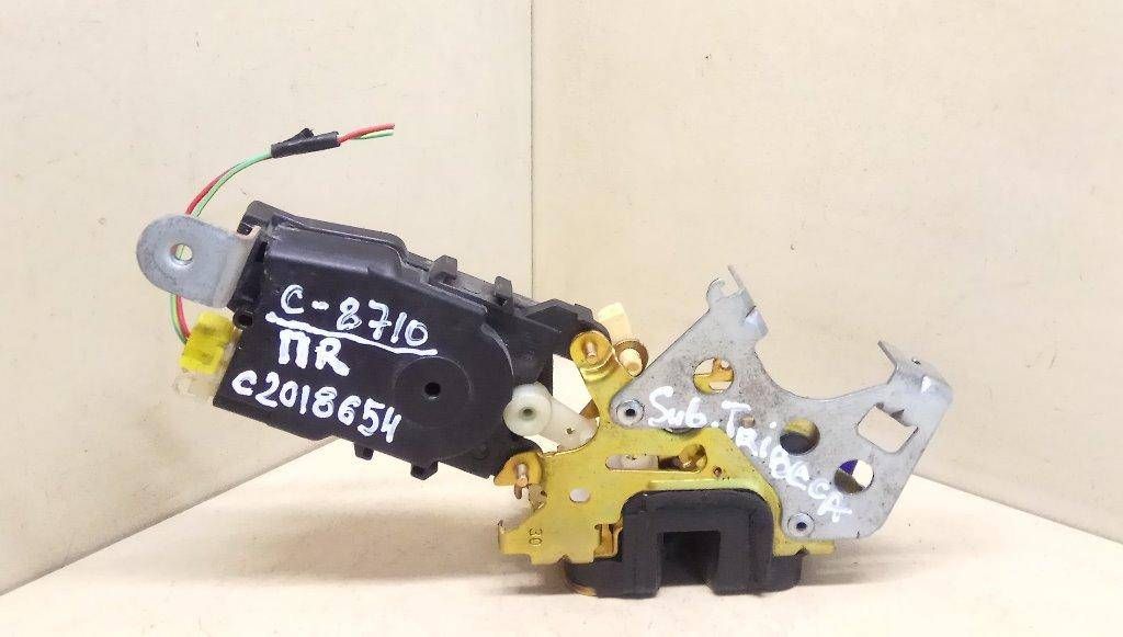 замок двери передней правой Subaru Tribeca 1 поколение 2005, 3.0 л., i, EZ30, бензин, АКПП, голубой, внедорожник 5 дв., полный привод, 61031XA00A - фото №1