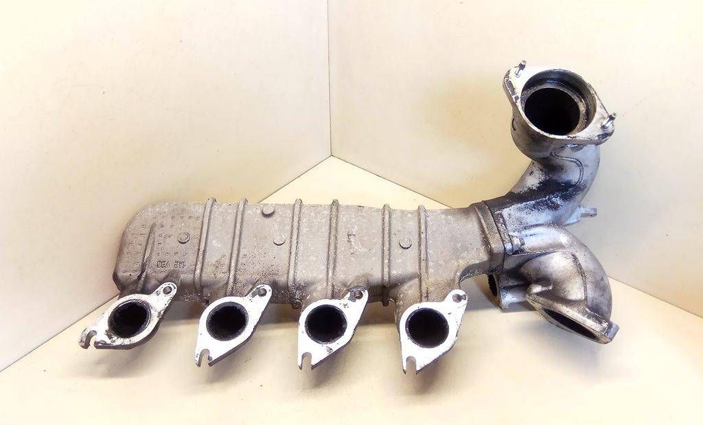 коллектор впускной Peugeot 307 1 поколение 2002, 2.0 л., HDi, RHS (DW10ATED), дизель, МКПП, серебристый, хетчбэк 5 дв., передний привод, 0361H5, 9635516310 - фото №1