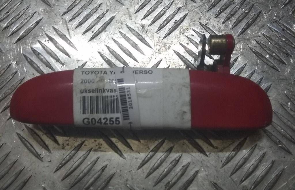 ручка наружная задняя левая Toyota Yaris Verso 1 поколение XP20 2001, 6924052040B0 - фото №1