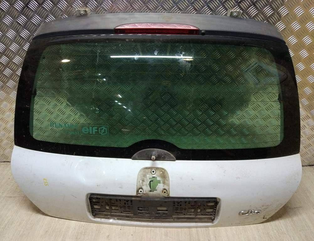 стекло заднее Renault Clio 2 поколение 2000, 1.9 л., F9Q 780, дизель, МКПП, белый, хетчбэк 5 дв., передний привод, 7701071024 - фото №1