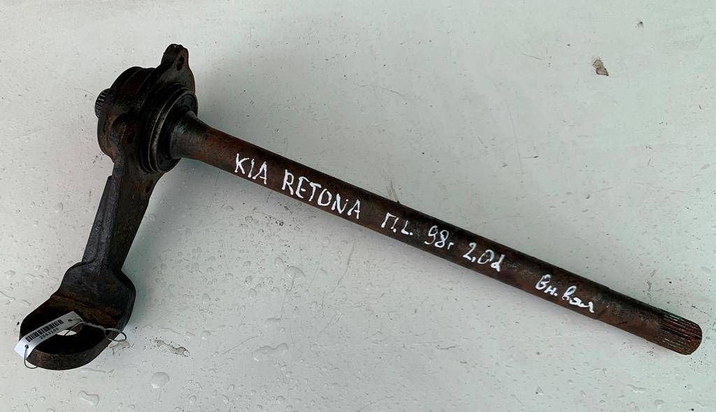 полуось передняя левая (приводной вал, ШРУС) Kia Retona 1 поколение 1998, 2.0 л., D, дизель - фото №1