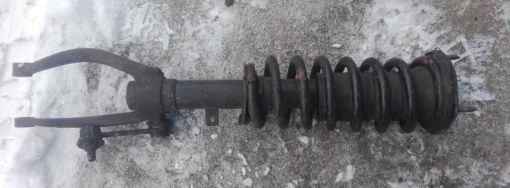 пружина передняя Toyota Mark II 7 поколение X90 1994, 2.5 л., i, 1JZ-GE, бензин, АКПП, белый, седан, полный привод, правый руль, 481312A870 - фото №1