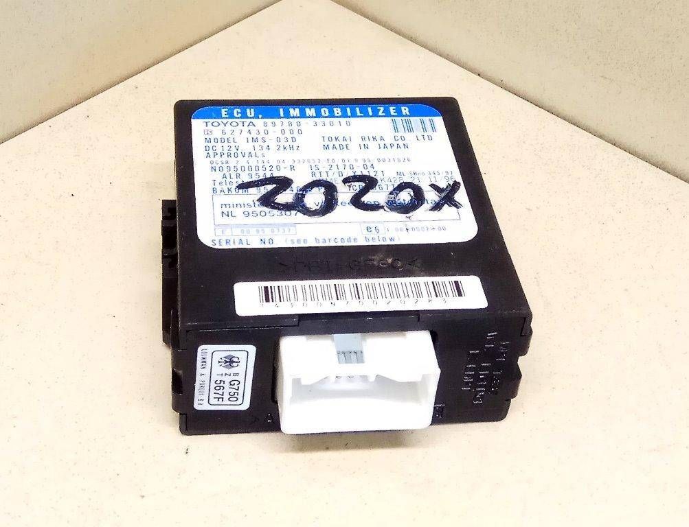 Иммобилайзер Toyota Camry 5 поколение XV20 1999, 2.2 л., i, бензин, 89780-33010, 627430-000, N095000520-R - фото №1