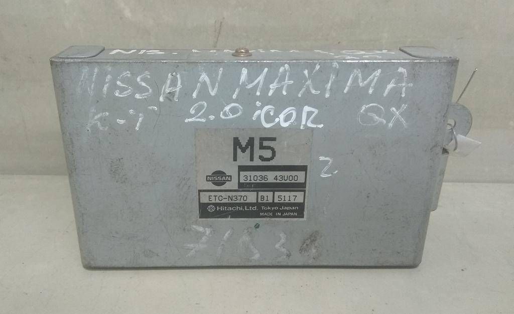блок управления АКПП Nissan Maxima A32 1998, 2.0 л., i, бензин, 3103643U00, HITACHI - фото №1