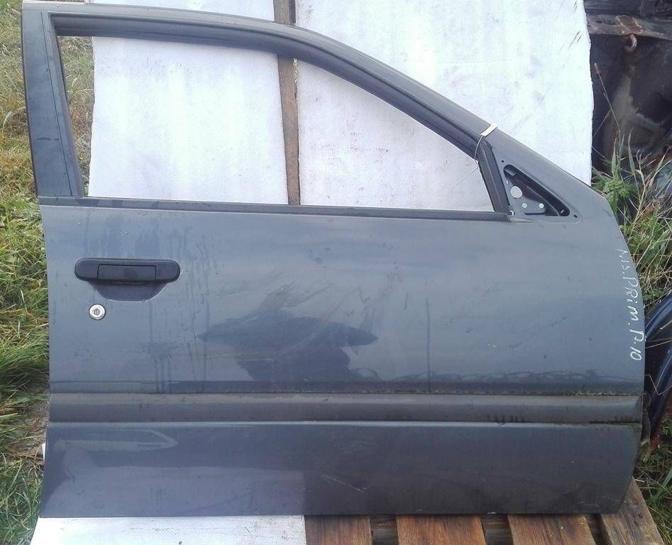 ручка внутренняя передняя правая Nissan Primera P10 1994, серый - фото №1
