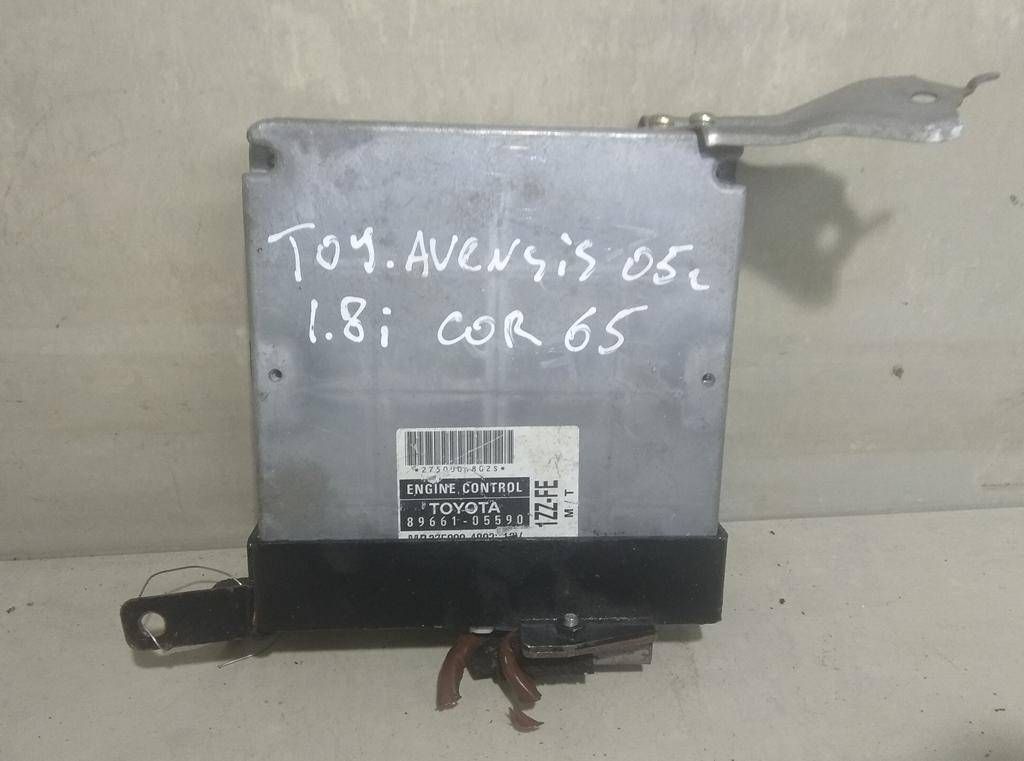 блок управления двигателем Toyota Avensis 2 поколение (T250) 2005, 1.8 л., i, бензин, 89661-05590 - фото №1