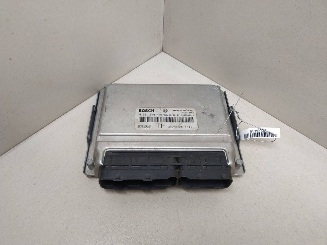 блок управления двигателем Honda Civic 7 поколение 2003, 1.7 л., дизель, BOSCH, 0281010419, TF, 8973155086, 37820PLZE00, CTF - фото №1