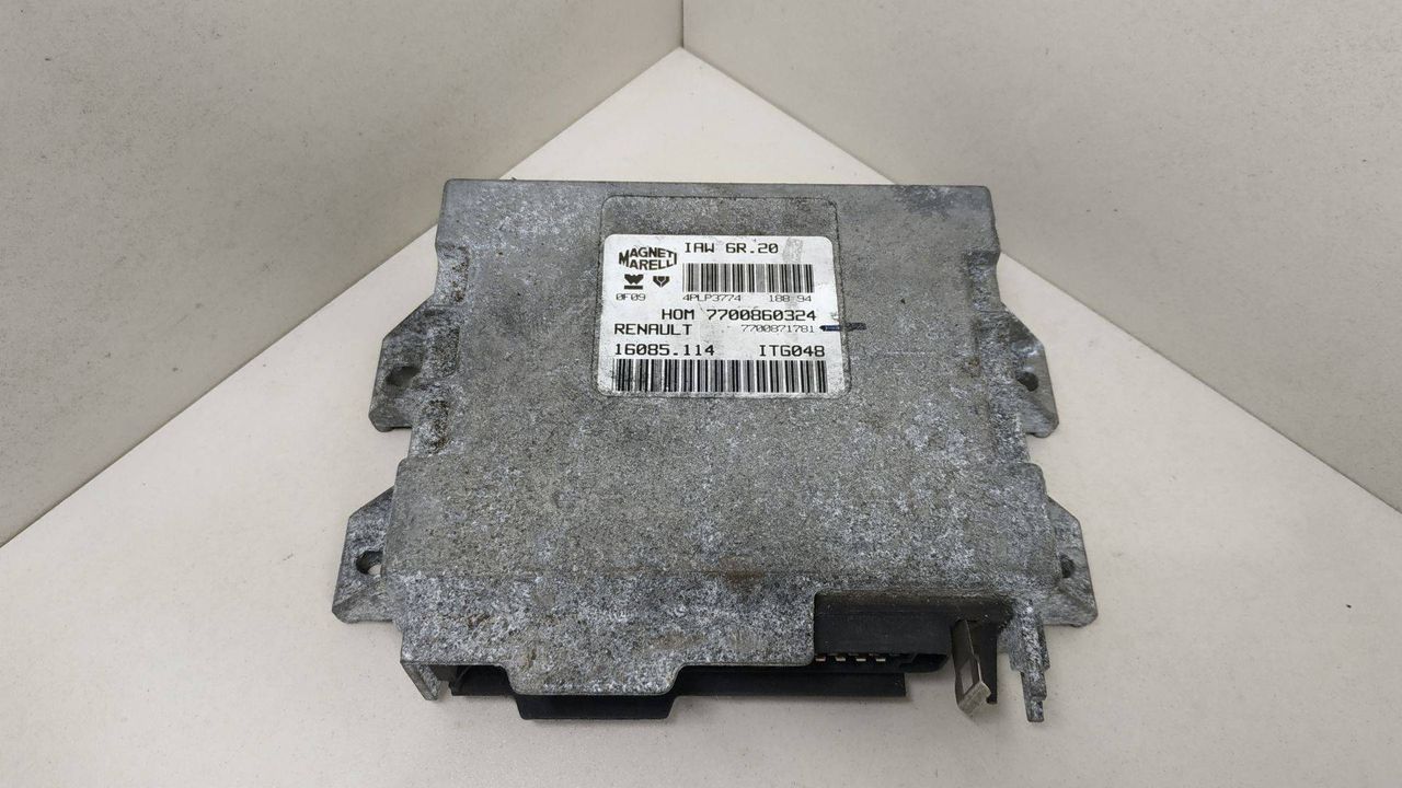 блок управления двигателем Renault Twingo 1 поколение 1996, IAW6R.20, 4PLP3774, HOM7700860324, 7700871781, 16085.114 - фото №1