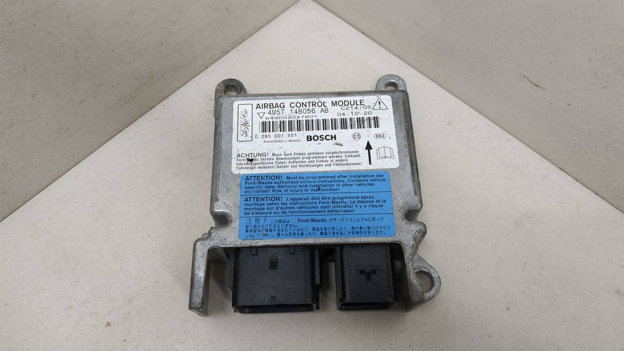 блок AirBag Ford C-Max 1 поколение 2005, 4M5T-14B056-AB, 0285001551 - фото №1
