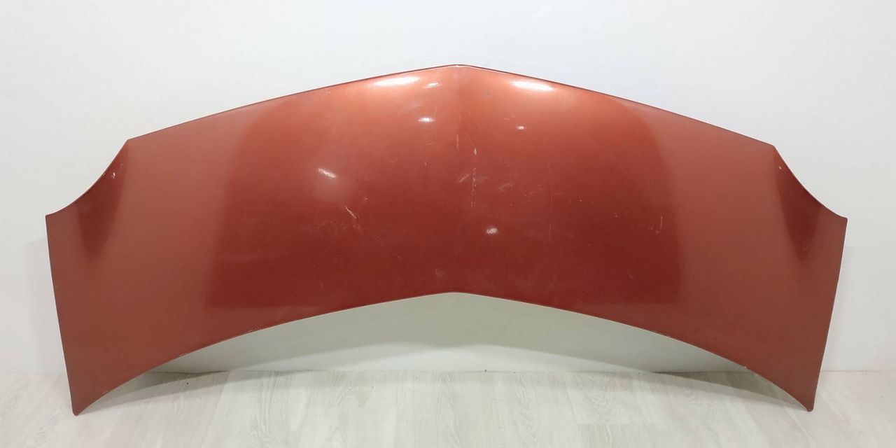 капот Renault Modus 1 поколение JP0J 2004, 1.4 л., i, K4J 770, бензин, 5МКПП, красный, хетчбэк 5 дв., передний привод, 7751475521 - фото №1