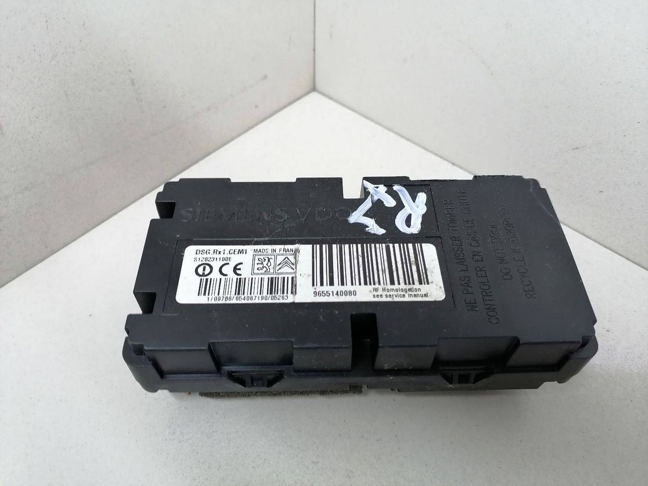 блок контроля давления в шинах Peugeot 407 1 поколение 2006, 1.6 л., HDi, 9HY (DV6TED4), дизель, МКПП, серый, передний привод, 9655140080 - фото №1