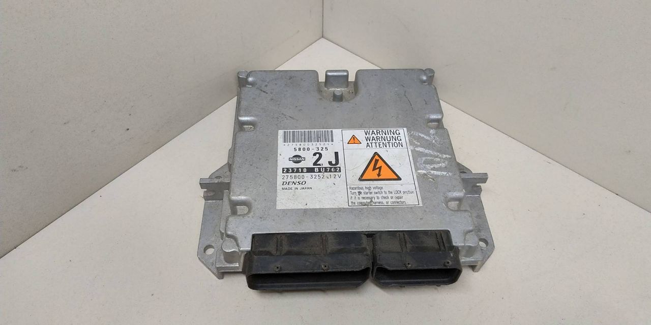 блок управления двигателем Nissan Almera N16 2001, 2.2 л., дизель, DENSO, 23710-BU762, 275800-3252 - фото №1