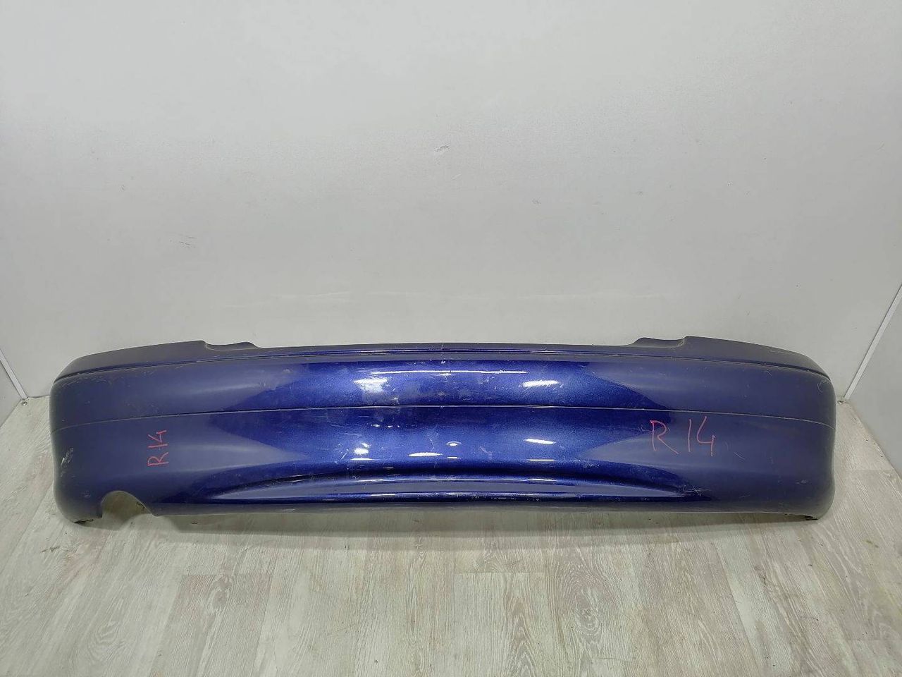 бампер задний Renault Megane 1 поколение DA0F 1997, 1.6 л., i, K7M 702, бензин, 5МКПП, синий, купе, передний привод, 7701367971 - фото №1