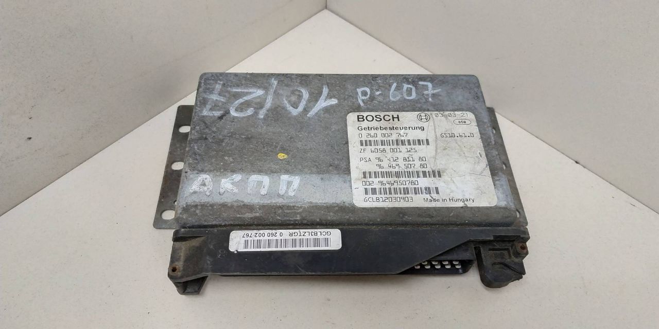 блок управления АКПП Citroen C5 1 поколение 2002, 0260002767, ZF6058001125, 9646950780, PSA9641281180, GCLB12030903 - фото №1
