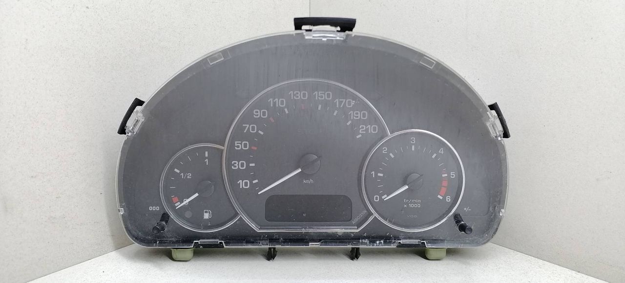 щиток приборов (приборная панель) Peugeot 1007 1 поколение 2007, 1.6 л., HDi, 9HZ (DV6TED4), дизель, 5МКПП, серебристый, хетчбэк 3 дв., передний привод, SIEMENS, 9658889580, A2C53045317 - фото №1