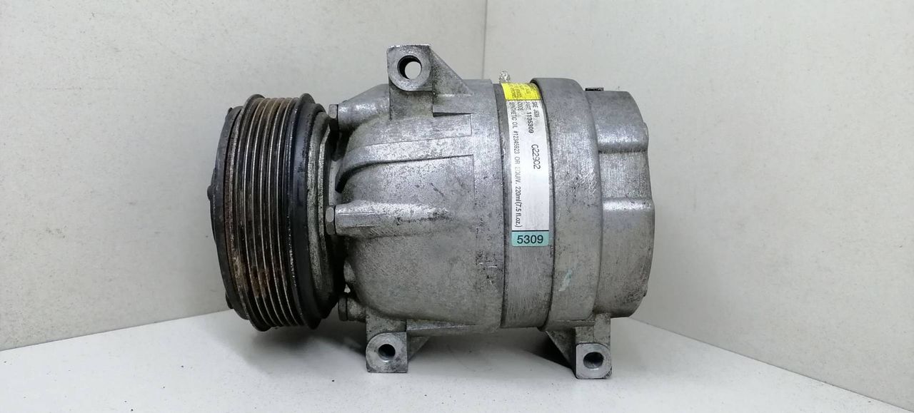 компрессор кондиционера Renault Kangoo 1 поколение 1998, 1.9 л., дизель, 7700105765, 5309, R134A - фото №1