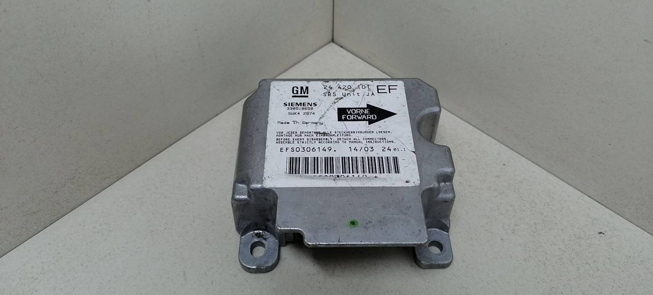 блок AirBag Opel Vectra C 2002, 330518650, 5WK42974, 24420101, EF - фото №1