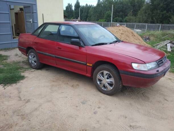 стекло двери задней правой Subaru Legacy 1 поколение 1992, седан - фото №1