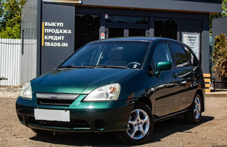стекло двери задней правой Suzuki Liana 1 поколение 2002, универсал - фото №1
