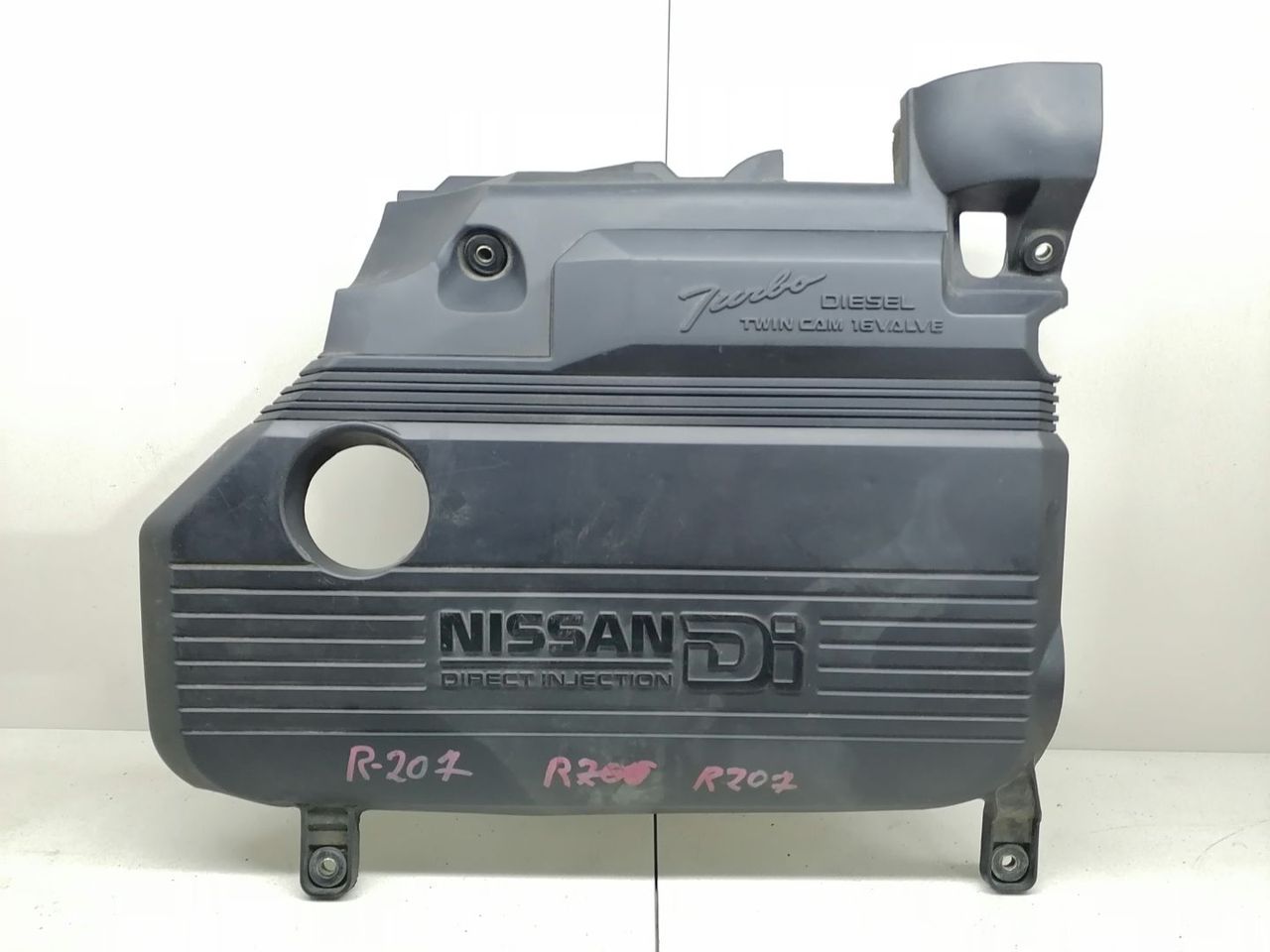декоративная крышка двигателя Nissan Almera Tino V10 2001, 2.2 л., DCi, YD22DDTi, дизель, 5МКПП, серебристый, минивэн, передний привод, 14041BN310 - фото №1