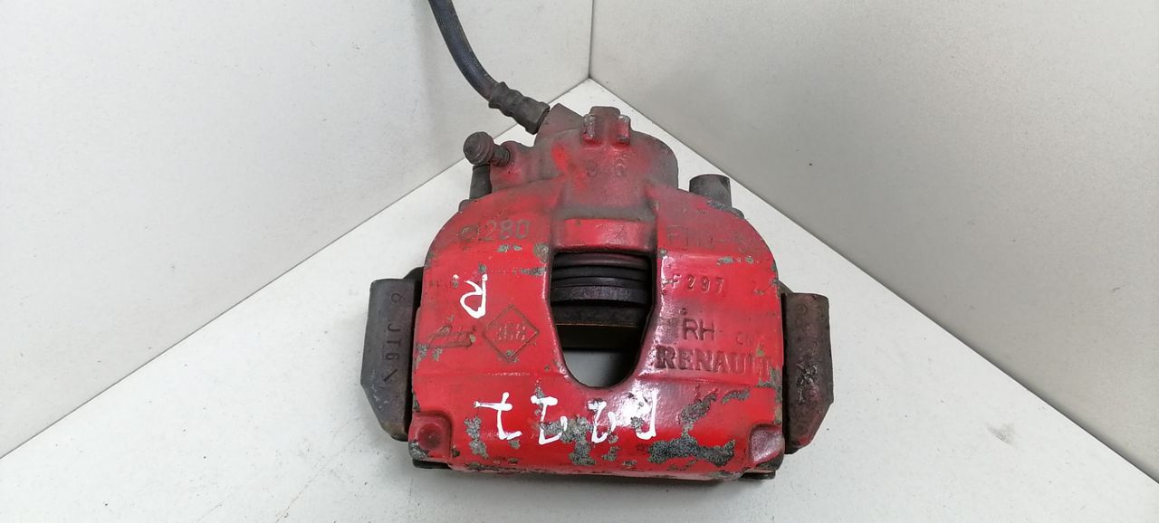 суппорт передний правый Renault Megane 2 поколение 2005, 1.9 л., DCi, дизель, 6МКПП, синий, универсал, передний привод, ATE, 7701207686 - фото №1