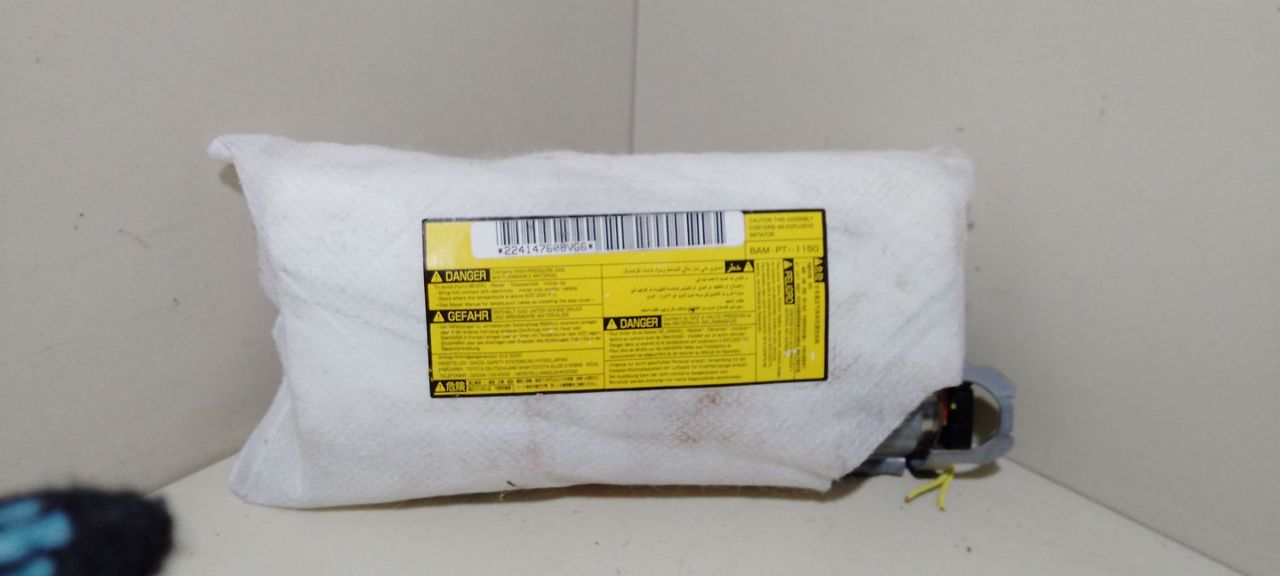 подушка безопасности сиденья Toyota Camry 7 поколение XV40 2008, 2.4 л., i, 2AZ-FE, бензин, АКПП, серебристый, седан, передний привод, 7391006031 - фото №1