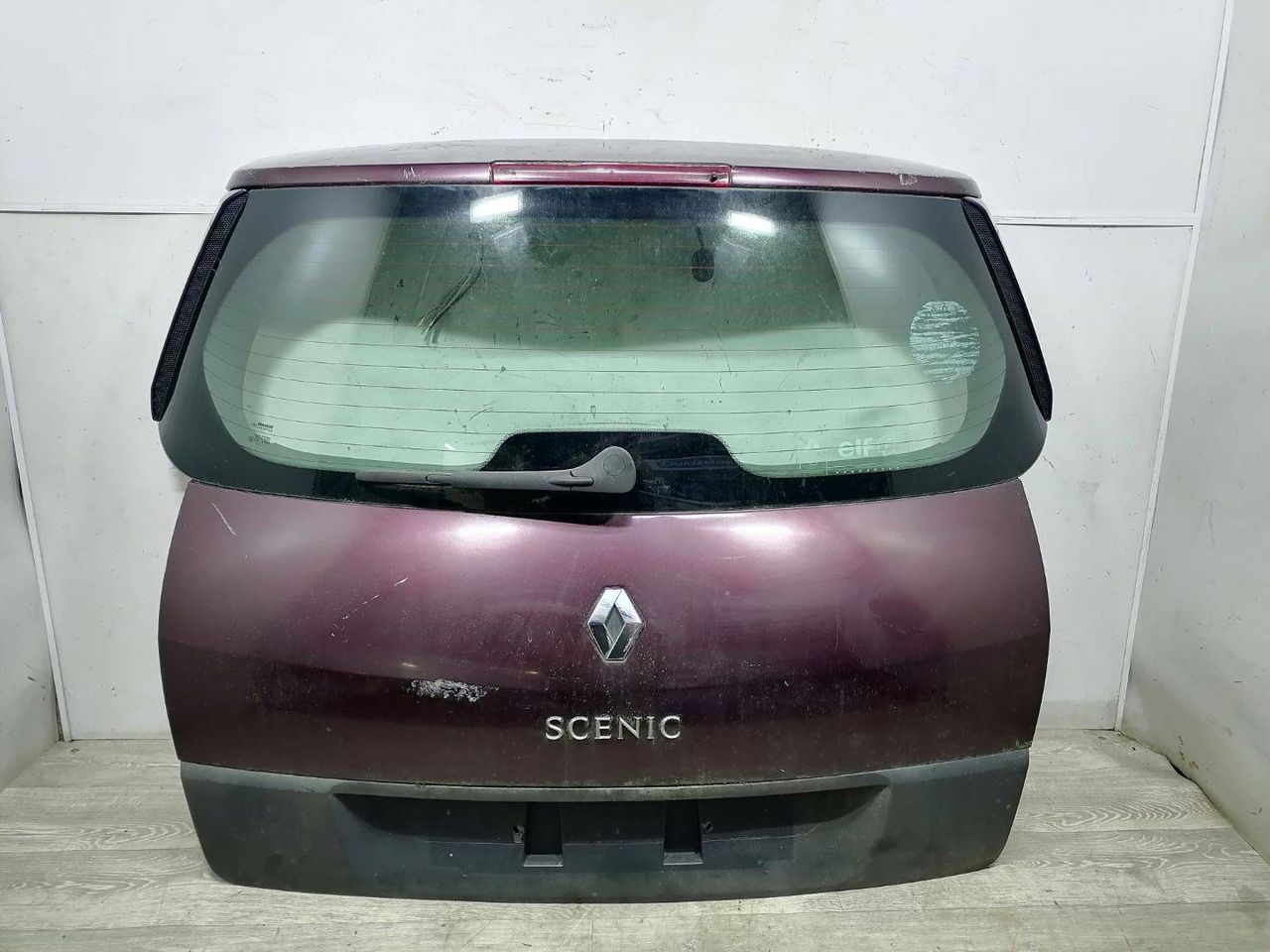 крышка багажника (дверь 3-5) Renault Scenic 2 поколение JM0G 2003, 1.9 л., DCi, F9Q 812, дизель, 6МКПП, бордовый, минивэн, 901001629R