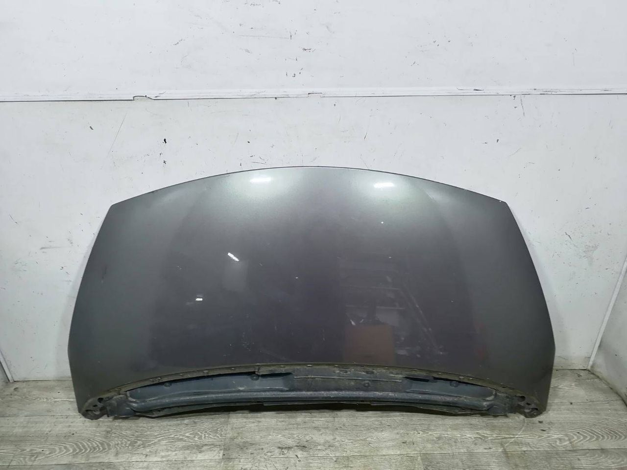 капот Renault Espace 4 поколение 2003, 3.5 л., i, V4Y 711, бензин, АКПП, серый, минивэн, передний привод, 651000267R - фото №1