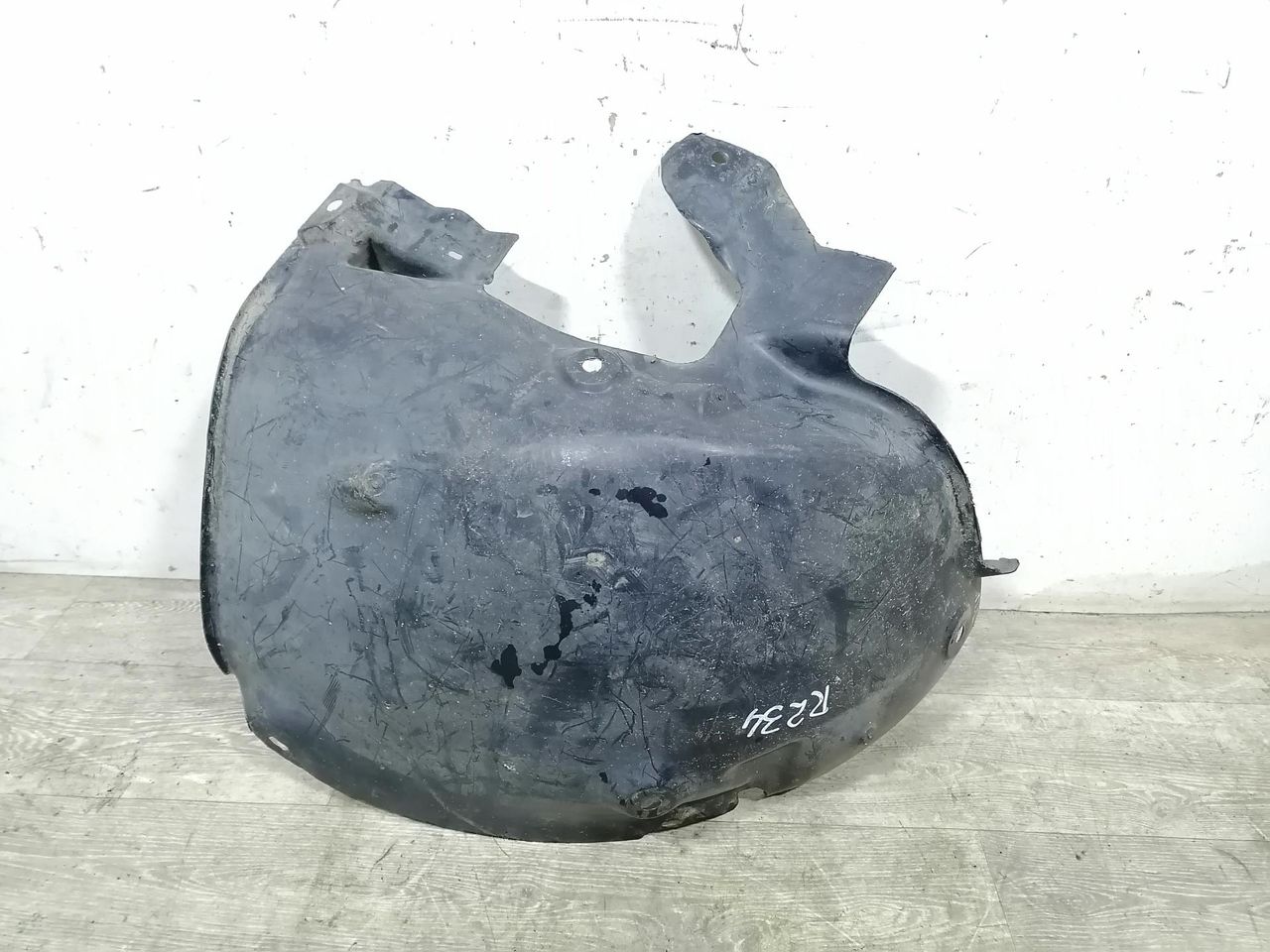 защита арок передняя левая (подкрылок) Renault Scenic 2 поколение JM0G 2003, 1.9 л., DCi, F9Q 812, дизель, 6МКПП, бордовый, минивэн, 8200136723 - фото №1