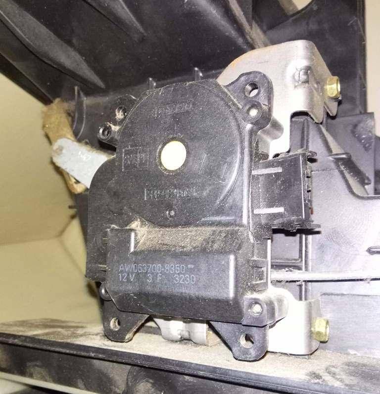 моторчик заслонки печки Acura MDX 1 поколение 2004, 3.5 л., i, J35A3, бензин, АКПП, чёрный, внедорожник 5 дв., полный привод, AW063700-8350