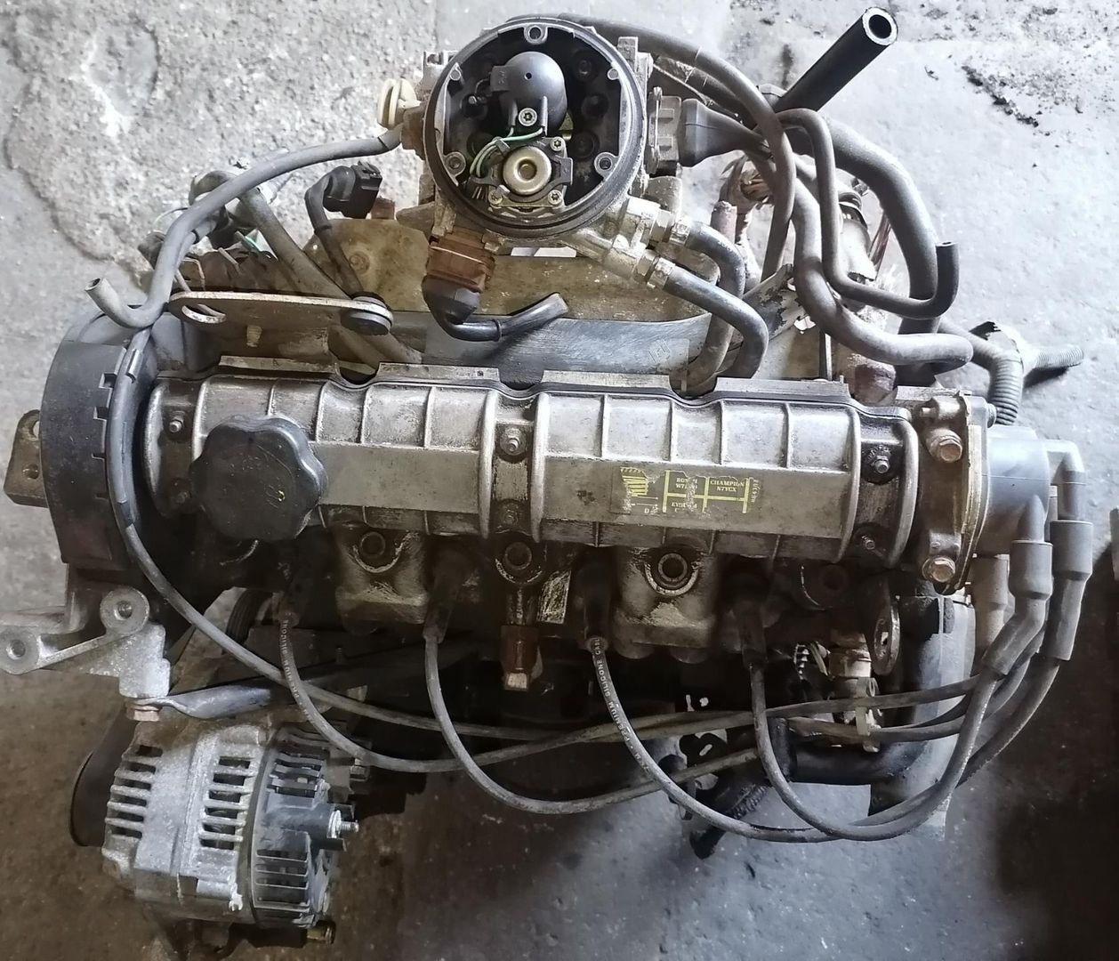 двигатель Renault Laguna 1 поколение B56A/B 1994, 1.8 л., mono, бензин, 5МКПП, хетчбэк 5 дв., передний привод, F3P - фото №1