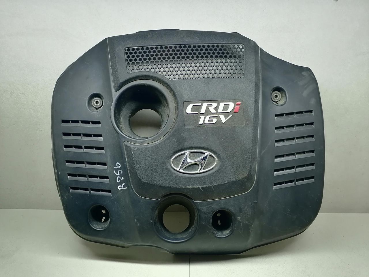 декоративная крышка двигателя Hyundai Tucson 1 поколение 2006, 2.0 л., CRDi, дизель, АКПП, чёрный, внедорожник 5 дв., передний привод, 2924027290
