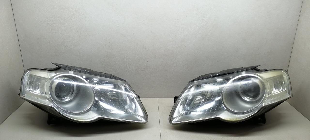 Фара передняя (комплект) Volkswagen Passat B6 2008, 2.0 л., TDi, CBAB, дизель, 6МКПП, серебристый, универсал, 3C0941005J, 3C0941006J - фото №1